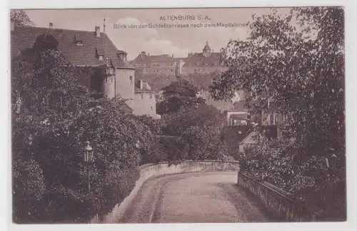 75893 Ak Altenburg S.-A. Blick von der Schloßterrasse nach dem Magdalenenstift