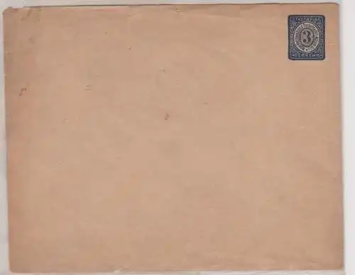 44565 Privatpost Ganzsachenbrief Berliner Omnibus & Packetfahrt AG 3 Pfennig