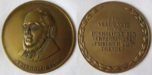 DDR Medaille Hochschule für Verkehrswesen "Friedrich List" Dresden (123129)