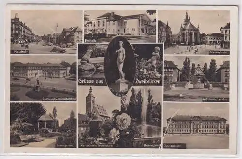 14702 Mehrbild Ak Grüsse aus Zweibrücken 1942