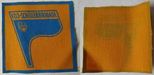 DDR Aufnäher FDJ Schüler Brigade Durchmesser 76 x 76 mm (164601)