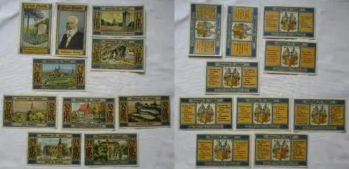 10 Banknoten Notgeld Bockenem Buchdruckerei Heinrich Rehmann (1922) (163928)