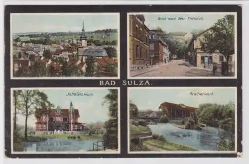 904201 Mehrbild Ak Bad Sulza Inhalatorium, Gradirwerk usw. 1910