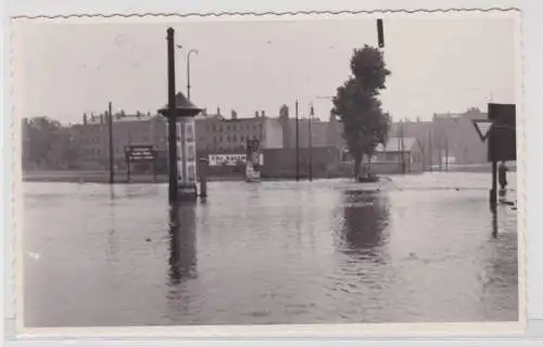 903743 Original Foto Leipzig Hochwasser 11.7.1954