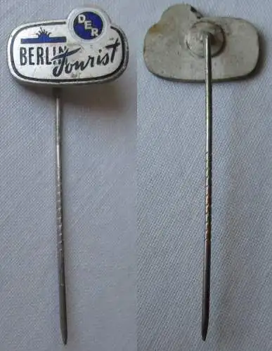 DDR Firmen Anstecknadel DER (Deutsches Reisebüro) Berlin Tourist (108885)
