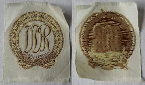 Aufnäher Sportabzeichen DDR Bereit zur Arbeit und zur Verteidigung... (164390)