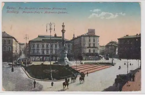 903538 Feldpost Ak Lemberg Lwów Maryacki Platz 1917