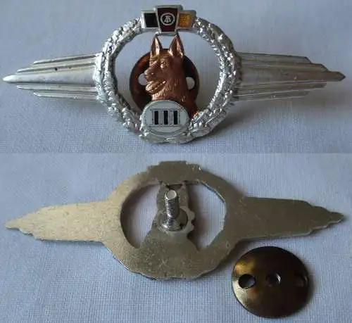 DDR Leistungsabzeichen für vorbildliche Diensthundeführer Klasse III (164248)