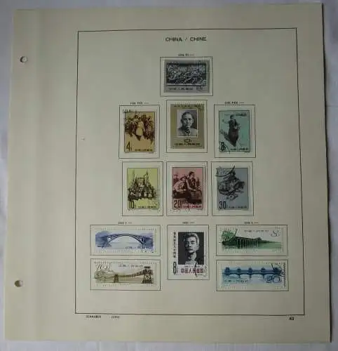 VR China 1961/62 Briefmarken Michel 606,607, 616 bis 625 gest. (163087)