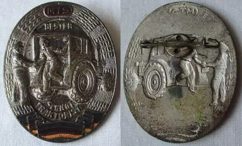 DDR Abzeichen MTS Maschinen-Traktoren-Station Bester Schicht Traktorist (114650)