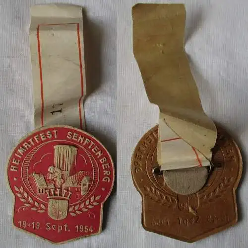 DDR Abzeichen Heimatfest Senftenberg 18. + 19. September 1954 (127384)