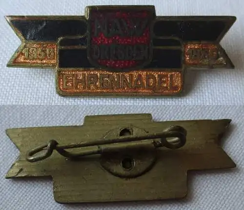DDR Abzeichen Ehrennadel NAW Dresden 1958 - 1960 (103712)