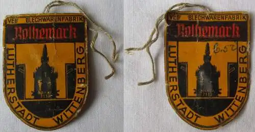 DDR Abzeichen VEB Blechwarenfabrik Rothemark Lutherstadt Wittenberg (134532)