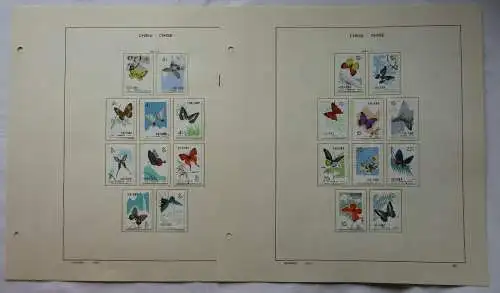 VR China 1963 Briefmarken Michel 689 bis 698, 726 bis 735 gest. (119052)