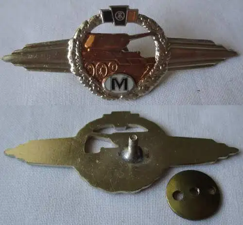 DDR Klassifizierungsabzeichen für Panzerfahrer MEISTER späte Fertigung (164020)