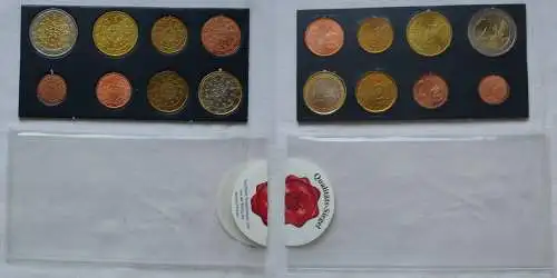 KMS Euro Kursmünzensatz Portugal in Stempelglanz 2002-2004 + Zertifikat (143976)