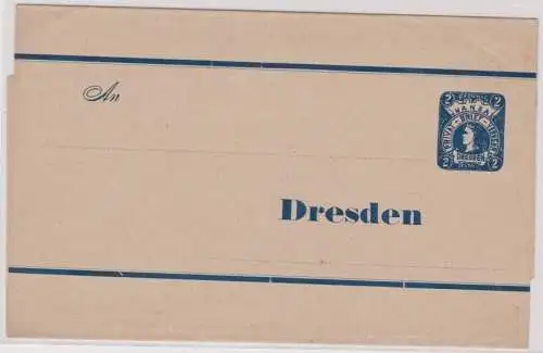 71712 Privatpost Ganzsachen Streifband Privat Brief Verkehr "Hansa" Dresden