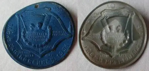 DDR Kunststoff Abzeichen Sachsenringrennen 1951 (155852)