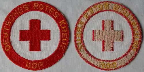 DDR Aufnäher Stoffabzeichen DRK Deutsches Rotes Kreuz (164057)