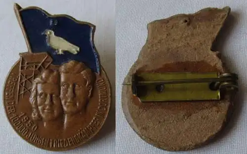 FDJ Abzeichen Treffen der 100000 jungen Friedenskämpfer Dortmund 1950 (162973)