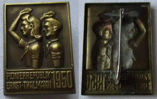 DDR Abzeichen JP Pionierrepublik Ernst Thälmann 1950 Pionierpark Berlin (161978)