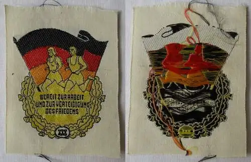 DDR Aufnäher Stoff Sportleistungsabzeichen für Erwachsene Stufe III (164952)