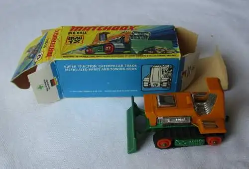 Matchbox Superfast Big Bull Nr. 12 New Lesney Products 1975 OVP (164820)