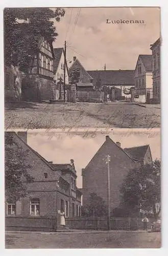 51080 Mehrbild Ak Luckenau bei Zeitz Ortsansichten 1918