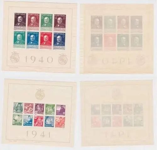 164947 Briefmarken Portugal Michel Block 3 + 4 Wert 460 Euro postfrisch