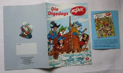 Reklame Prospekt Mosaik Gesamtverzeichnis 2003 Die Digedags A5 Format