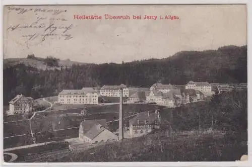 43154 Ak Heilstätte Überruh bei Isny im Allgäu 1912