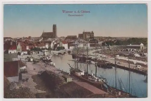 903406 Ak Wismar an der Ostsee Gesamtansicht um 1910