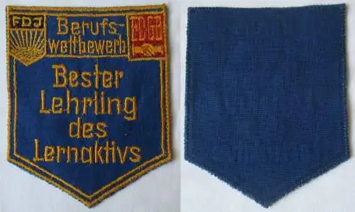 DDR Aufnäher Berufswettbewerb Bester Lehrling des Lernaktivs FDJ FDGB (164526)