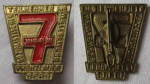 DDR Abzeichen 7 Jahr-Plan Prenzlauer Berg - Teilnehmer am Wettbewerb (127714)