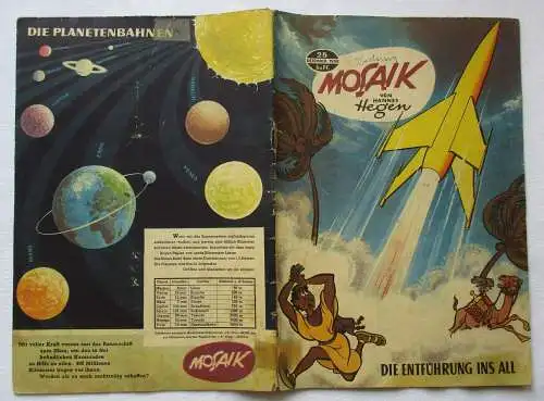 Mosaik von Hannes Hegen Digedag Nummer 25 von 1958 (117892)