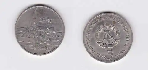 DDR Gedenk Münze 5 Mark Mühlhausen Marienkirche 1989 vz (156645)