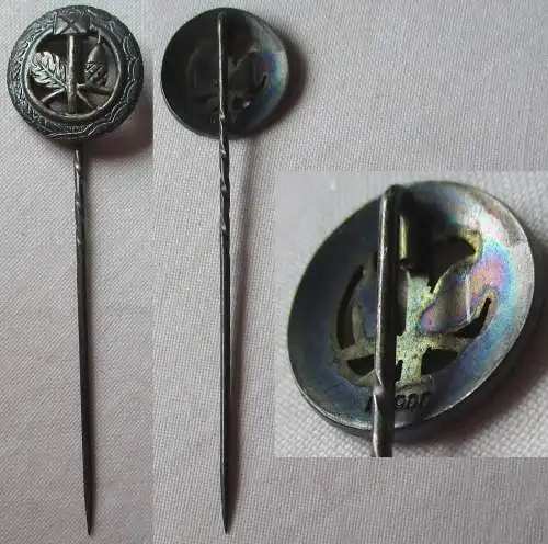 900er Silber DDR ? Anstecknadel Auszeichnung der Handwerkskammer (122671)