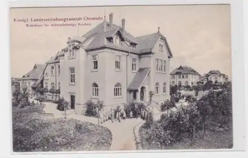 905667 Ak Chemnitz - Königl. Landeserziehungsanstalt, Wohnhaus mit Knaben