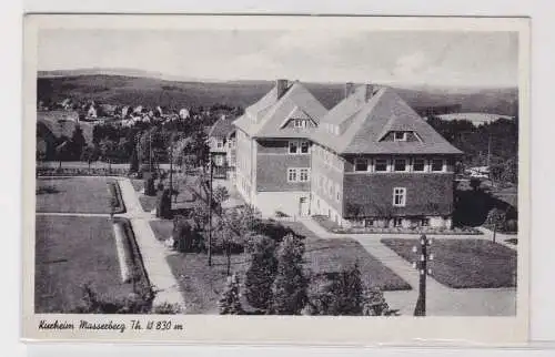 93261 Ak Partie am Kurheim Masserberg in Thüringen um 1950