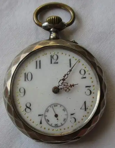 800er Silber Herren Lépine Taschenuhr Marke Heinrich Heilbronner um 1930 /134111