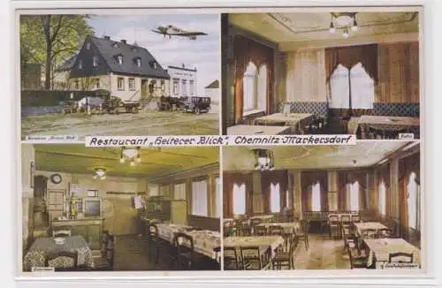 905991 Mehrbild Ak Chemnitz - Markersdorf, Restaurant "heiterer Blick"