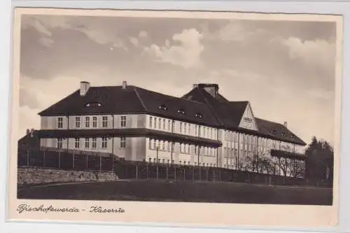 906398 Feldpost AK Bischofswerda - Kaserne, Außenansicht 1940