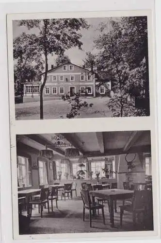 905502 AK Grüna b. Chemnitz - Forsthaus, Das Idyll am Rabensteiner Wald 1930