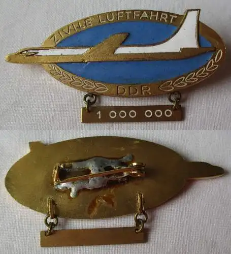 DDR Abzeichen Zivile Luftfahrt Leistungsspange für fliegendes Personal (125951)