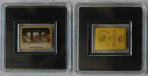 Gold 1/500 Oz 1 Dollar Tokelau 2022 Leonardo da Vinci Meisterwerke (134917)