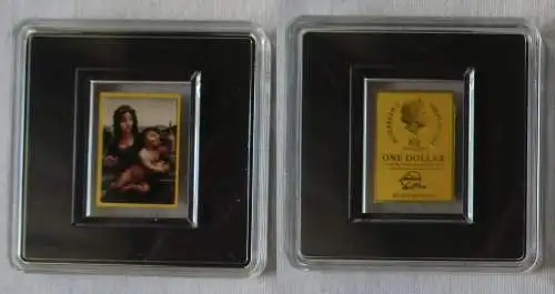 Gold 1/500 Oz 1 Dollar Tokelau 2022 Leonardo da Vinci Meisterwerke (139698)
