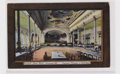 906174 AK Chemnitz - Reichel's "Neue Welt", Concert-,Theater u. Ball-Saal 1917