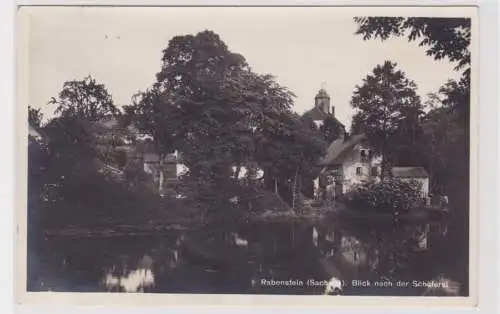906463 Ak Rabenstein - Chemnitz - Blick nach der Schäferei mit Flusspartie 1928
