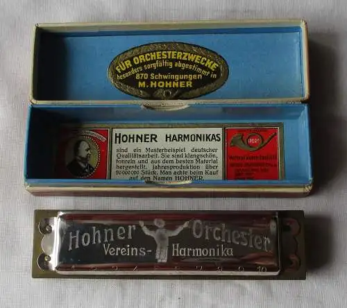 Mundharmonika Hohner Orchester I Vereins-Harmonika sorgfältig abgestimmt /115087