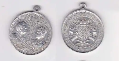 Preussen Aluminium Medaille Erinnerung an das Herbst manöver 1909 (152372)